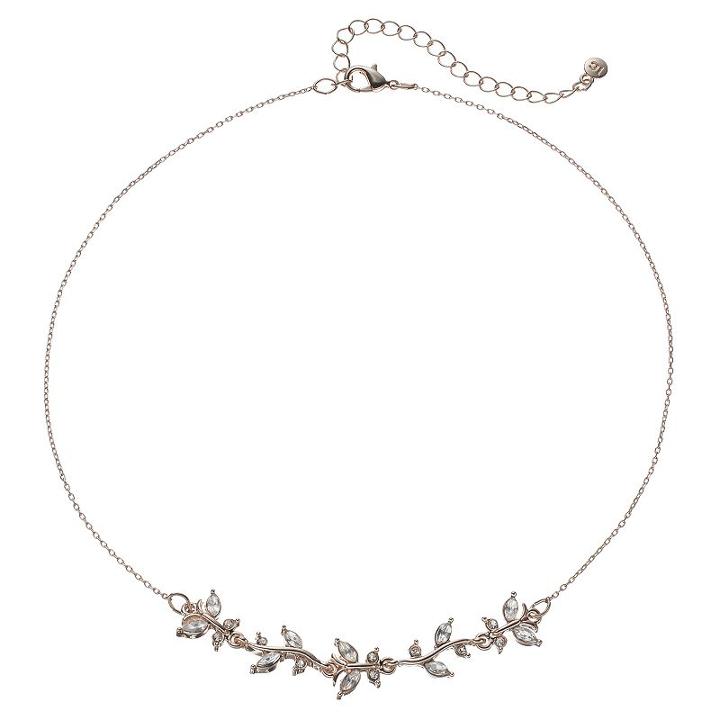 Lc Lauren Conrad Branch Necklace, Women's, Light Pink