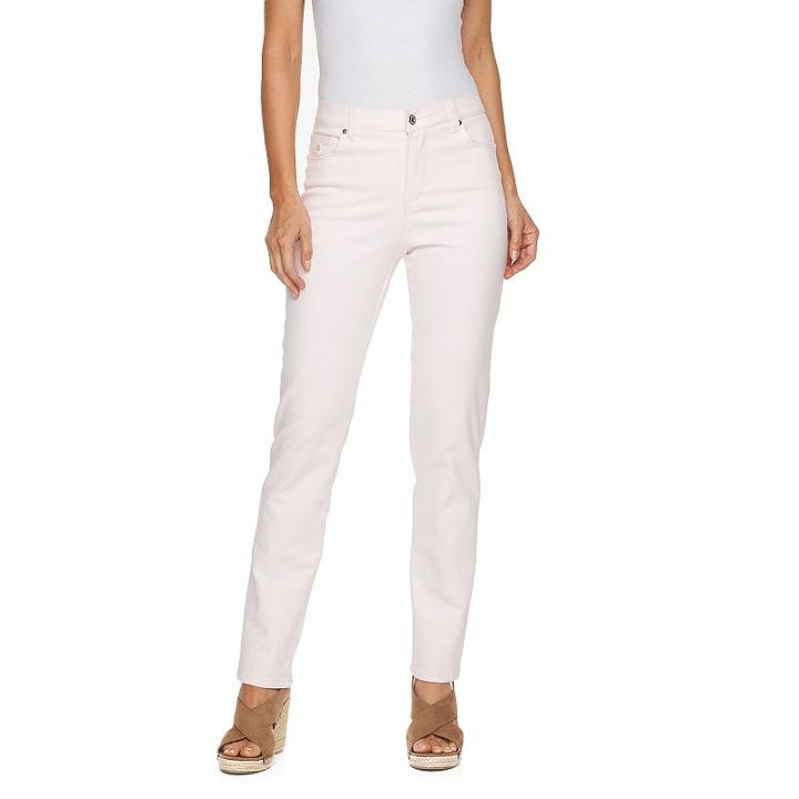 Women's Gloria Vanderbilt Amanda Classic Tapered Jeans, Size: 16 T/l, Pink