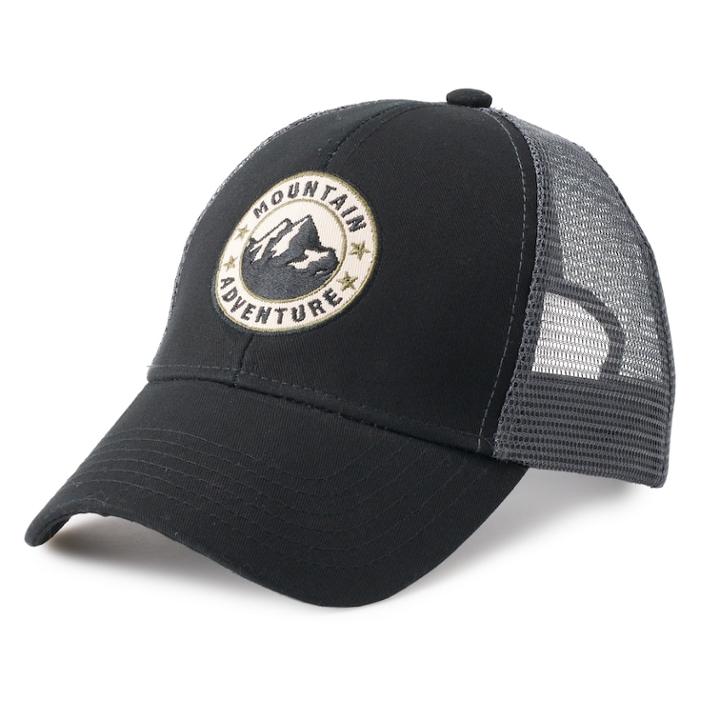 Men's Mountain Adventure Cap, Black