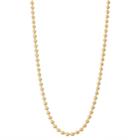 Men's 14k Gold Over Silver Ball Chain Necklace, Size: 22, Yellow