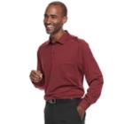 Big & Tall Grand Slam Motionflow 360 Regular-fit Pocket Golf Polo, Men's, Size: Xxl Tall, Red Overfl