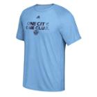 Men's Adidas New York City Fc Ultimate Tee, Size: Small, Blue