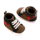 Baby Boy Oshkosh B'gosh&reg; Plaid Sneaker Crib Shoes, Size: 9-12months, Multicolor
