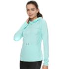 Women's Fila Sport&reg; Raglan Fleece Hoodie, Size: Small, Light Blue