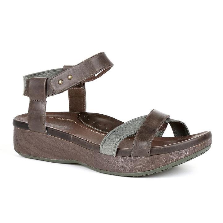 Rocky 4eursole Gentle Touch Women's Platform Sandals, Size: 42, Grey Other