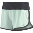 Women's Asics Everysport Workout Shorts, Size: Large, Lt Green