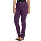 Gloria Vanderbilt Amanda 2.0 Slim Pants - Women's, Size: 14 Avg/reg, Black
