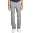Men's Izod Straight-fit Performance Plus Flat-front Chino Pants, Size: 34x29, Dark Grey
