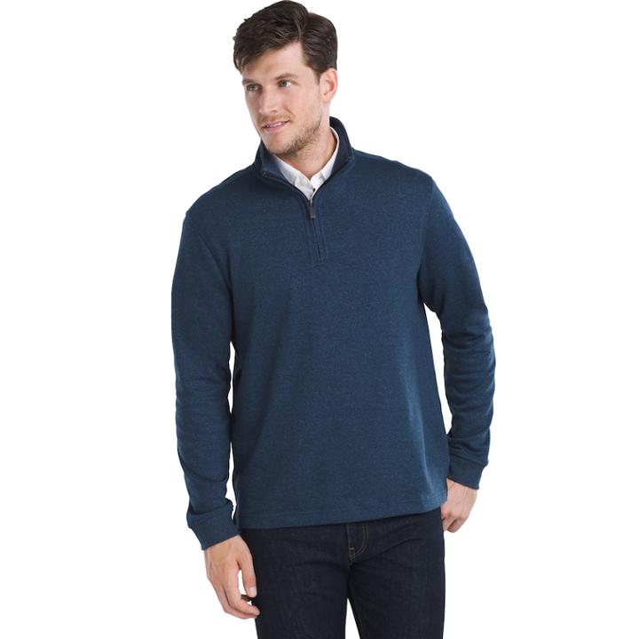 Big & Tall Van Heusen Flex Stretch Regular-fit Quarter-zip Pullover, Men's, Size: 4xb, Turquoise/blue (turq/aqua)