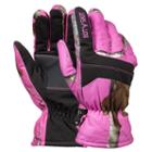 Girls 4-16 Hot Shot Realtree Ski Gloves, Size: 7-16, Purple