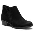 So&reg; Meme Women's Block Heel Ankle Boots, Teens, Size: Medium (7.5), Black