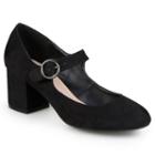Journee Collection Harlo Women's Mary Jane Heels, Girl's, Size: 9, Black