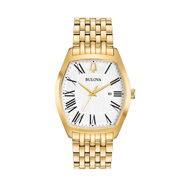 Bulova Women's Classic Ambassador Stainless Steel Watch - 97m116, Size: Medium, Yellow