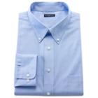 Big & Tall Croft & Barrow&reg; Solid Easy-care Button-down Collar Dress Shirt, Men's, Size: 18.5 36/7b, Blue