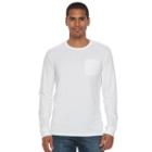 Men's Sonoma Goods For Life&trade; Flexwear Slim-fit Pocket Tee, Size: Large, White
