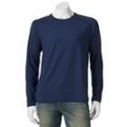 Men's Jockey Raglan Crewneck Sleep Tee, Size: Large, Med Blue