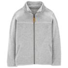 Boys 4-12 Carter's Sweater Knit Lightweight Zip Jacket, Size: 6, White