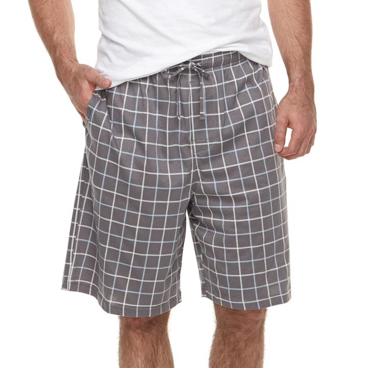 Big & Tall Croft & Barrow&reg; True Comfort Lounge Shorts, Men's, Size: L Tall, Silver