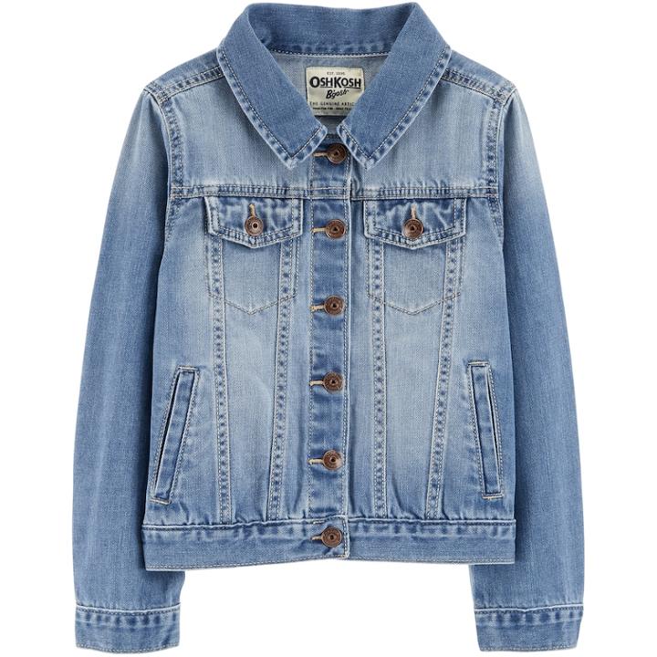 Girls 4-12 Oshkosh B'gosh&reg; Denim Jacket, Size: 6-6x, Blue