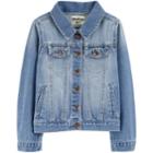 Girls 4-12 Oshkosh B'gosh&reg; Denim Jacket, Size: 6-6x, Blue