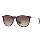 Ray-ban Erika Rb4171 54mm Pilot Gradient Sunglasses, Adult Unisex, Brown Over