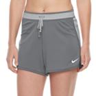Women's Nike Training Swoosh Mesh Shorts, Size: Large, Grey Other