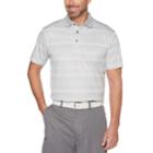 Men's Grand Slam Motionflow Ombre Jacquard Performance Golf Polo, Size: Xxl, Med Grey