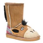 Muk Luks Scout Horse Kids' Boot, Girl's, Size: 9 T, Brown