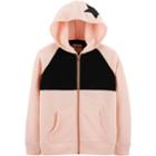 Girls 4-12 Oshkosh B'gosh&reg; Colorblock Fleece Hoodie, Size: 8, Pink