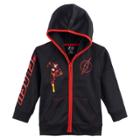 Boys 4-7 Marvel The Flash Zip Hoodie, Size: L(7), Black