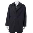 Men's Chaps Microfiber Jacket, Size: 44 Long, Black