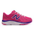 New Balance 790 V6 Grade School Girls' Running Shoes, Girl's, Size: Medium (11), Dark Pink