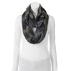 Apt. 9&reg; Abstract Zigzag Jacquard Infinity Scarf, Women's, Oxford