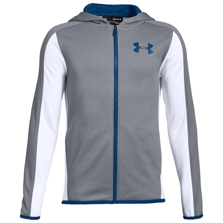 Boys 8-20 Under Armour Armour Fleece Full-zip Jacket, Size: Xl, Med Grey