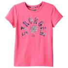 Girls 7-16 Rbx Motivation Foil Graphic Tee, Girl's, Size: Large, Brt Pink