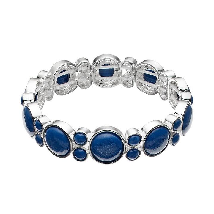 Napier Circle Stretch Bracelet, Women's, Med Blue