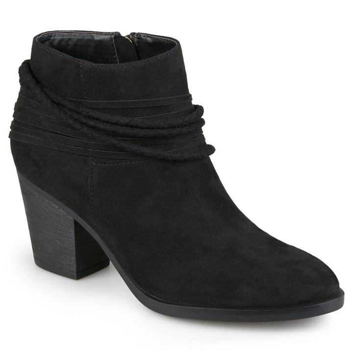 Journee Collection Ceres Women's Ankle Boots, Girl's, Size: Medium (6.5), Black