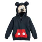 Disney's Mickey Mouse Toddler Boy Mask Zip Hoodie, Size: 3t, Oxford