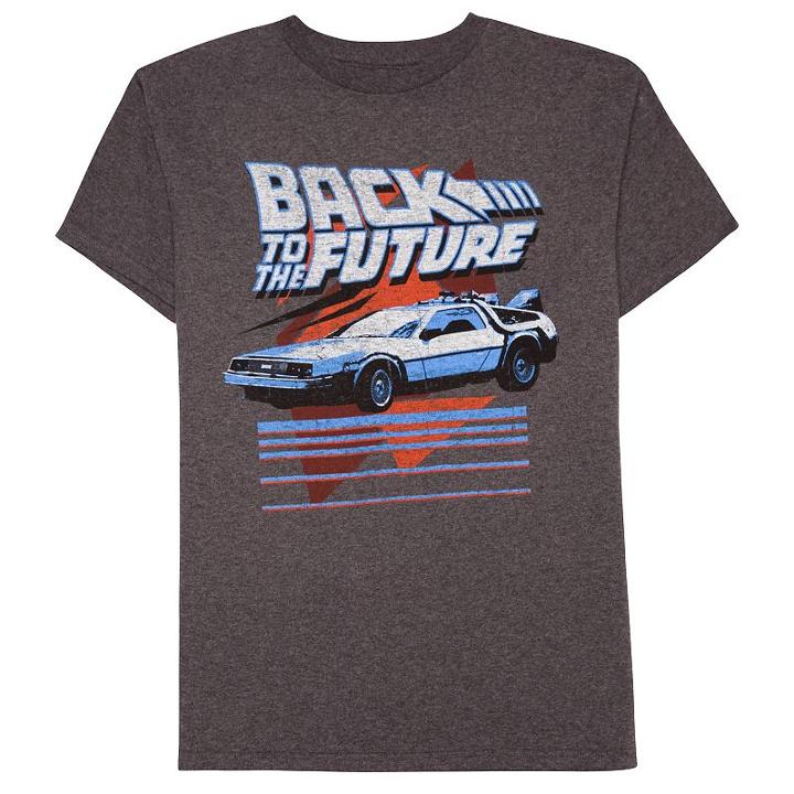 Boys 8-20 Back To The Future Tee, Boy's, Size: Xl, Dark Grey