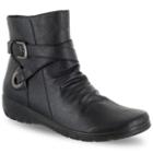 Easy Street Questa Women's Ankle Boots, Size: 7.5 Wide, Black