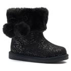 Jumping Beans Coco Toddler Girls' Casual Boots, Size: 8 T, Black