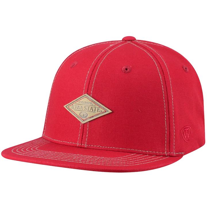 Adult Top Of The World Iowa State Cyclones Springlake Adjustable Cap, Men's, Med Red