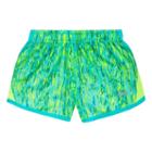 Girls 4-6x Nike Dri-fit 10k Sublimated Printed Shorts, Girl's, Size: 6, Med Green