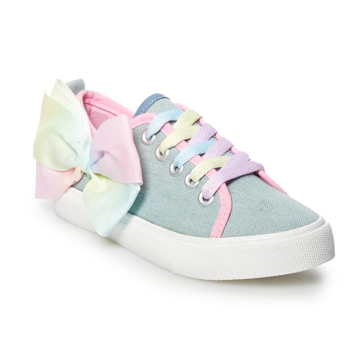 Jojo Siwa Ombre Bow Girls' Sneakers, Size: 2, Yellow