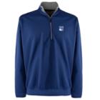 Men's New York Rangers 1/4-zip Leader Pullover, Size: Xl, Blue
