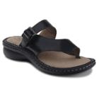 Eastland Townsend Women's Leather Thong Sandals, Size: Medium (6), Black