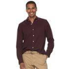 Men's Sonoma Goods For Life&trade; Flexwear Slim-fit Oxford Button-down Shirt, Size: Xxl, Brown