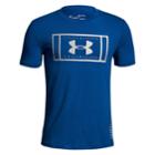 Boys 8-20 Under Armour Football Field Tee, Size: Small, Blue