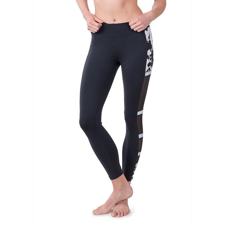 Women's Soybu Interval Reflective Workout Tights, Size: Small, White Oth