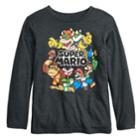 Boys 4-12 Jumping Beans&reg; Super Mario Bros. Look Out Graphic Tee, Size: 7, Dark Grey